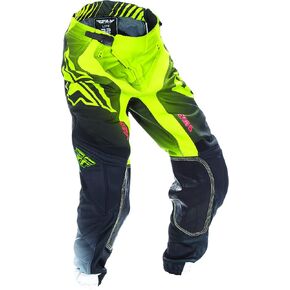 Fly Racing Unisex-Adult Lite Hydrogen Pants (Lime/Black/White, Size 34)