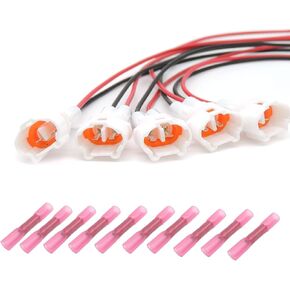 HiSport 5PACK Accessory Power Lead Connector Plug Pigtail Wire Wiring Kit Reliable Transmission Compatible with Yamaha Wolverine RMAX 850 X2 X4 RMAX2 RMAX4 YXE70 Replace Accessories B4J-H25B0-V0-00