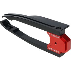 NICECNC Red Chain Guide Slider Buffer Swingarm Guard - Compatible with Yamaha Raptor 700 2006-2008, 2013-2023, 700R 2009, 2011-2012, 2016-2022 Special Edition, 700 Calif 2021, 700R Calif 2023