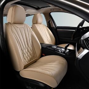 FLORICH Car Seat Covers Full Set, Black Seat Covers for Cars, Waterproof Front and Rear Car Seat Protectors, Universal Fit for Most Cars Sedans Trucks SUVs - Black