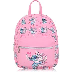 Disney Lilo and Stitch Backpack for Women, Men, Boys, Girls, Unisex | Cute PU Leather 10" Stitch Mini Backpack Purse Shoulder Purse | Stitch Bag and Stitch Accessories