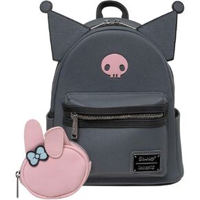 Loungefly Sanrio Kuromi and My Melody Best Friends Forever Exclusive Mini-Backpack with Coin Purse