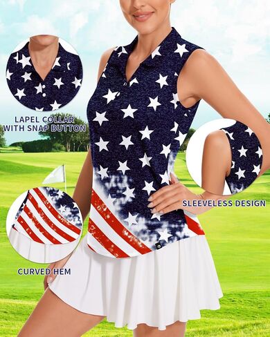 Soneven Womensless Slobess Golf Polo Dorts Quick Dry Tennis Shirt Moistur in Kuwait