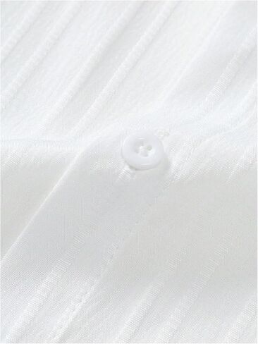 Men's 2 Piece Outfits Short Sleeve Button Down Shirt and Textured Drawstring Waist Shorts Matching Set in Kuwait