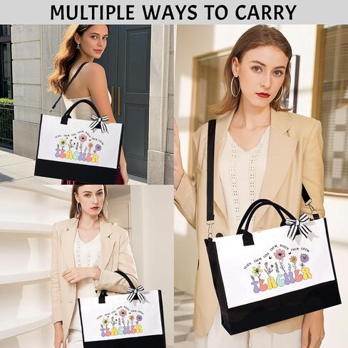Teacher Appreciation Gifts for Women, Best Unique Ideas from Students, Funny Retirement Graduation Thank You Gifts for Teacher w/Tote Bag, Back to School, Birthday, Christmas in Saudi Arabia