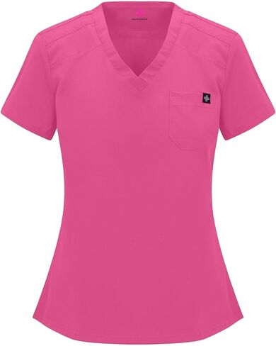 Natural Uniforms Womens Cool Stretch Modern Tuck-In Top Yoga Jogger Scrub Set with Regular and Petite Sizes in Saudi Arabia