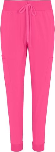 Natural Uniforms Womens Cool Stretch Modern Tuck-In Top Yoga Jogger Scrub Set with Regular and Petite Sizes in Saudi Arabia