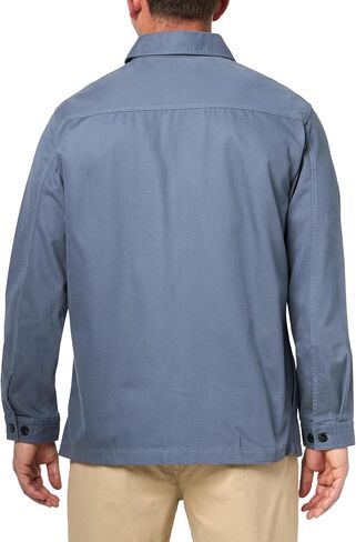 HUGO Men's Twill Patch Pockets Button Down Overshirt in Saudi Arabia
