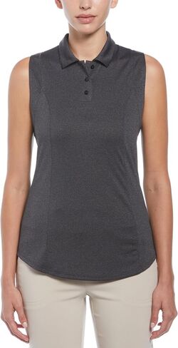 Callaway Women's Heather Sleeveless Golf Polo Shirt in Saudi Arabia