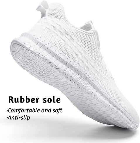 Running Shoes for Men Casual Slip on Tennis Walking Sneakers Lightweight Breathable Mesh Fashion Gym Athletic Sports Workout Non Slip Trainers in Saudi Arabia