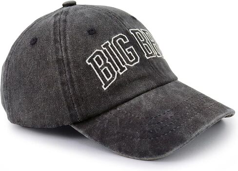 Big Bro Hats for Boys, Funny Adjustable Cotton Embroidered Kids Baseball Cap in Saudi Arabia