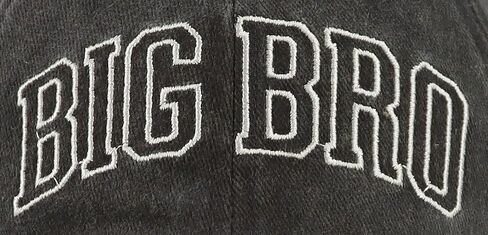 Big Bro Hats for Boys, Funny Adjustable Cotton Embroidered Kids Baseball Cap in Saudi Arabia