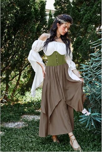Scarlet Darkness Corset Belt for Women Underbust Renaissance Corsets Vintage Bustier Top in Kuwait