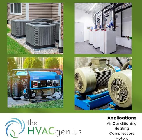 موصل HVAC Genius HVAC، قطب واحد 30 أمبير / ملف موصل قطب واحد 24 فولت، موصل تيار متردد بديل متوافق مع مرحل مكيف الهواء hn51kc024، أنظمة التبريد، مدرج في قائمة UL in Saudi Arabia