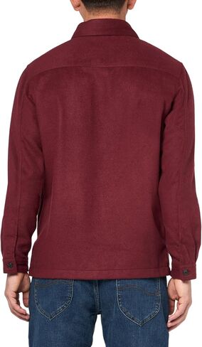 HUGO Men's Twill Patch Pockets Button Down Overshirt in Saudi Arabia
