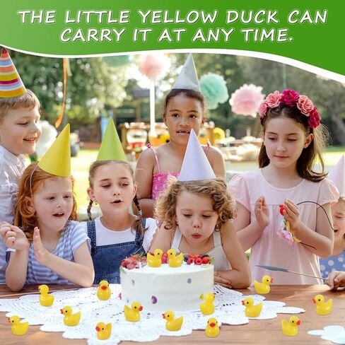 GADIEDIE 260Pcs Mini Resin Ducks,Miniature Figures Fairy Garden Duck,Tiny Resin Duck for Home Hide Prank Game Dollhouse Decor Aquarium Potted Miniature Landscape Ornament in Saudi Arabia