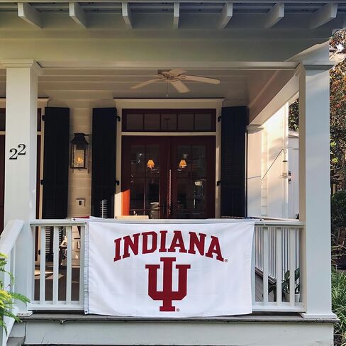Desert Cactus Indiana University Flag Hoosiers Bloomington Flags Banners 100% Polyester Indoor Outdoor 3x5 (Style 2) in Kuwait