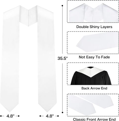 Graduation Stole Class of 2025,Unisex Adult Graduation Sash 2025,Stoles for Graduation 2025 for Choral & Academic 70" in Kuwait