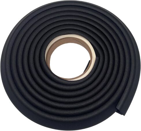 Cardinal Gates EC Edge Cushion for Baby Proofing - Edge Protector Strip for Baby Safety - 12 Feet of Padding - Made in The USA - Black in Kuwait