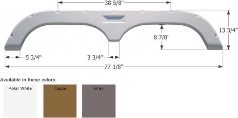 Carriage 5th Wheel Travel Trailer Fender Skirt 01756 in Kuwait