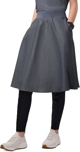 تنانير Jennifer 2 -Pocket Flared Scrub for Women - Soft Fabric Skirt Scrubs ، حزام مرن ، Fit Classic in Kuwait