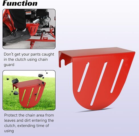 Short Mini Bike Clutch Cover Chain Guard Replacement for Predator 212 224cc 196cc GX160 Engine Coleman CT200U CT200U-EX BT200X Baja MB200 DB30 CT100U CC100X Motovox Mbx10 Mbx11 Parts in Kuwait