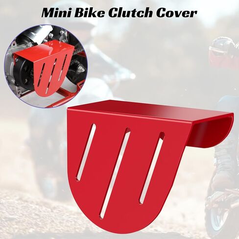 Short Mini Bike Clutch Cover Chain Guard Replacement for Predator 212 224cc 196cc GX160 Engine Coleman CT200U CT200U-EX BT200X Baja MB200 DB30 CT100U CC100X Motovox Mbx10 Mbx11 Parts in Kuwait