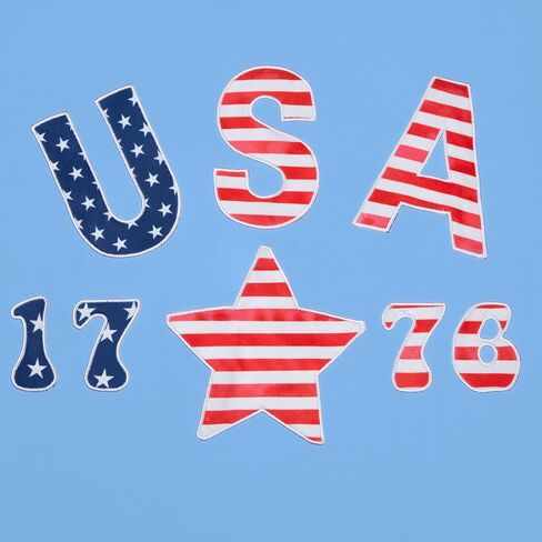 Kiddad USA Swefshirts for Women: American Flag Patch Sweatshirt 4th من يوليو قميص نجم وطني جرافيك توبوبرز in Saudi Arabia