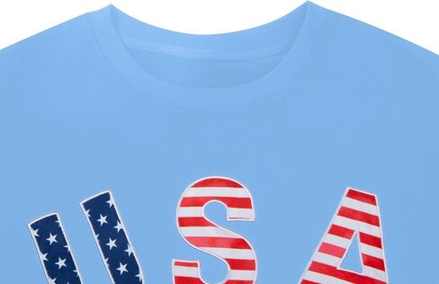 Kiddad USA Swefshirts for Women: American Flag Patch Sweatshirt 4th من يوليو قميص نجم وطني جرافيك توبوبرز in Saudi Arabia