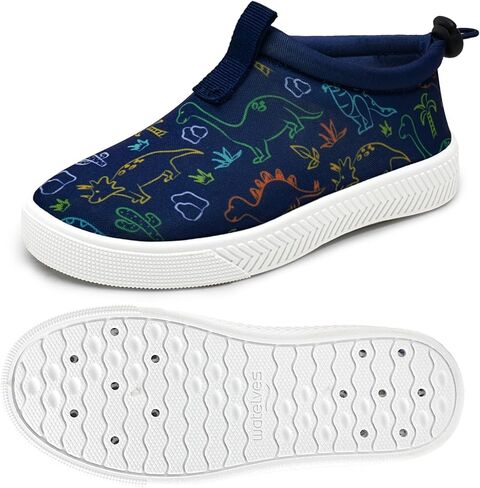 Watelves Toddler Water Shoes Kids Boys and Girls Quick Water Water Sneakers تنزلق على أحذية السباحة المائية للشاطئ يوميًا المشي in Saudi Arabia