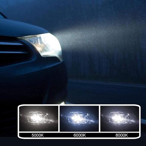 Sinoparcel D5S HID Headlight Bulb with Integrated Ballast - 6000K 35W Xenon Replacement High Low Beam Bulb - Pack of 1 in Saudi Arabia