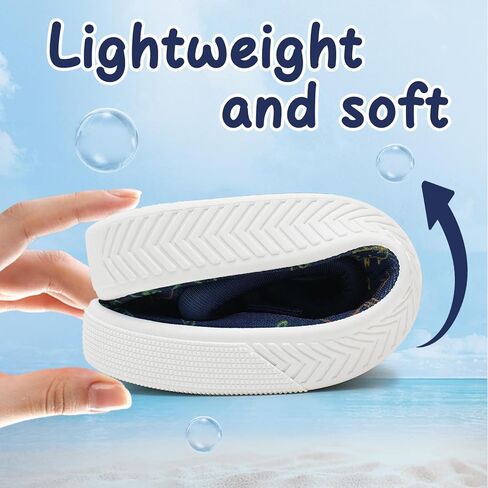Watelves Toddler Water Shoes Kids Boys and Girls Quick Water Water Sneakers تنزلق على أحذية السباحة المائية للشاطئ يوميًا المشي in Saudi Arabia