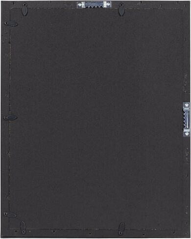 Kate and Laurel Adlynn Rectangle Picture Frame Set of 3, 16 x 20 matted to 8 x 10, Black, Modern Three-Piece Frame Set for Gallery Wall Frame Set in Living Room Wall Decor in Saudi Arabia