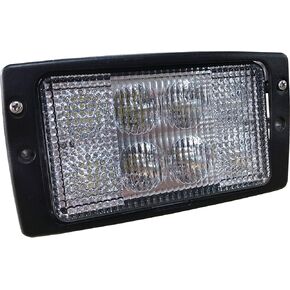 Tiger Lights TL9090 12V LED LED Flush Mount Light متوافق مع/استبدال Massey Ferguson 4225 ، 4235 ، 4240 ، 4245 ، 4255 ، 4260 ، 4265 ، 4270 ، 4325 ، 4335 ، 4345 Combo Combo Off-Road Light