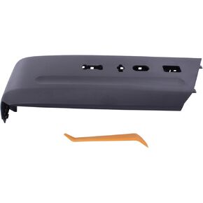 MOTOKU Black Driver Seat Switch Housing Panel Bezel for Ford Expedition 2007-2014 Trim