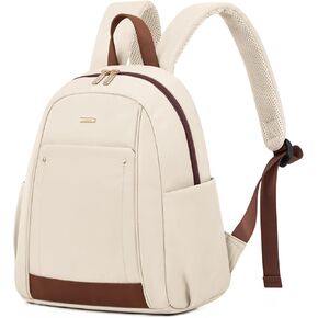 LOVEVOOK Mini Backpack for Women,Fashion Small Backpack for Travel,Lightweight Daypack for Work,Daily,Party,Khaki