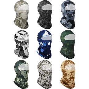 Geyoga 9 PCS Summer Balaclava UV Sun Protect