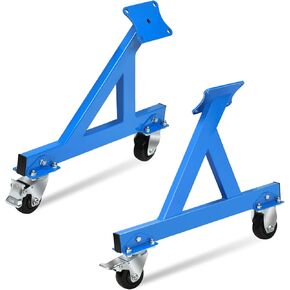 is Engine Stand,Rolling Engine Storage Stand Fits GM Chevy V8 LSx,Supports Complete Engines & Transmissions, Heavy-Duty Steel with Compact Design for Easy Storage,Blue
