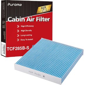 Puroma Cabin Air Filter Compatible with Toyota Camry, RAV4, Highlander, Corolla, Sienna, Tundra, Prius, 4Runner, Subaru Outback and Legacy, Lexus, Scion, Land Rover, Replacement for CP285, CF10285