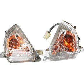 ZXMOTO Rear Turn Signal Indicator Light for 2006 2007 Suzuki GSXR 600 GSXR 750 K6 /GSXR 1000 K5 2005 2006 Smoked Lens