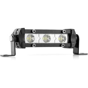 مجموعات شريط ضوء LED للشاحنة ، (2) 20 بوصة قضبان ضوئية نحيفة ، (4) 4 بوصة LED Light PODS12V 24V ، SPOT FLED COMBO على الطرق