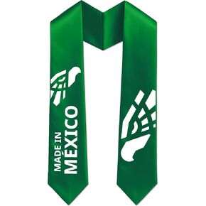 Mexican Adult Graduation Stole 60" Long | Celebrate your effort and Mexican culture all in one piece |