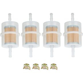 HIPA 24 050 13-S FUEL FILTER OR KOHLER 24 050 02 CH20S CH25S ، CH670S CH730S CH750S LH640S LH685S LH690S LH750S LH755S ، SV720S to SV740S 15 MICRON 4PACK