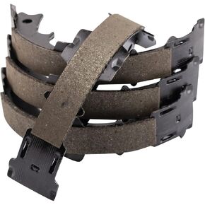 TRQ Rear Parking Brake Shoe Set Compatible with 1990-2009 Lexus 1991-2015 Toyota