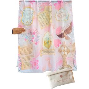 Hope Prayer Scarf - Large, Lightweight Prayerfully Created Bible Verse Shawl, 35x70", Uplifting Encouragement Christian Gift