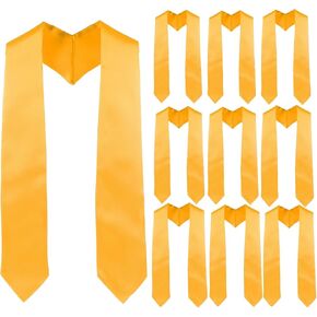 10 Pieces 72 Inch Graduation Stoles Bulk,Unisex Adult Plain Stoles,Sublimation Blank Graduation Stoles Sash