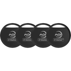 Android Air Tag 4 Pack for Luggage Tracker Tags Works with Google Find My Device App, Bluetooth Tracker Tag Key Finder and Item Locator for Wallets, Backpack, Suitcases, Replaceable Battery
