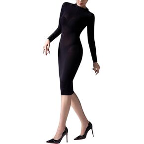 HTRUIYA Bodystocking for Women Sexy Nylon Body Stockings Dress Matte Sheer Full Body Stocking 120 Denier