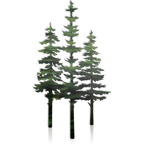 Metal Tree Wall Decor, Cabin Decor, Tree Decor, Rustic Wall Decor for Home Office Farmhouse Indoors and Outdoors Black