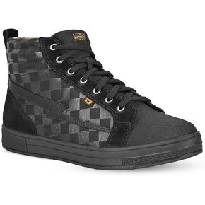 cortech Men's Slayer Canvas Check Motorcycle Riding Shoes